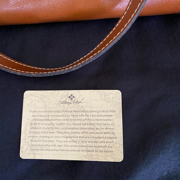 Patricia Nash Large Leather Tote - Picture 6 of 9